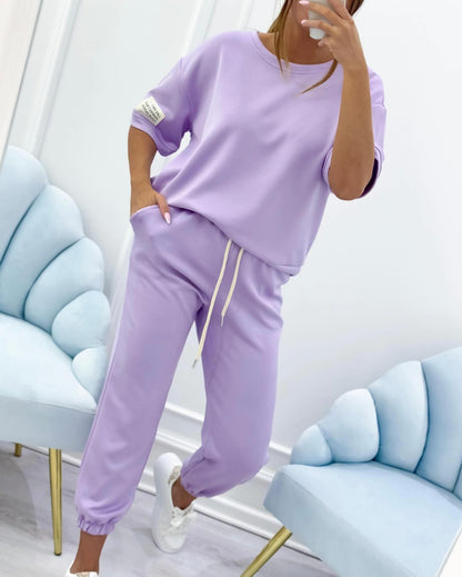 Bianca | T-shirt & Joggingbukser Sæt