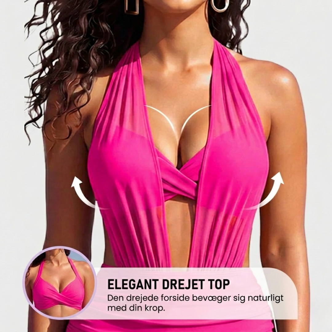 Serena | 2-i-1 Højtaljeret Tummy Control Bikini