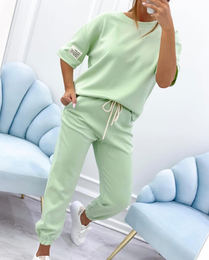 Bianca | T-shirt & Joggingbukser Sæt