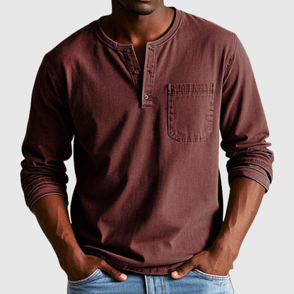 Harry | Vintage Henley-Longsleeve