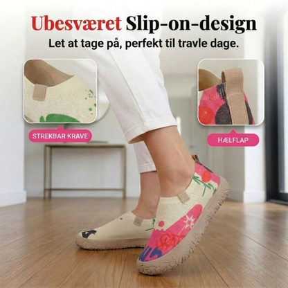 Stella | Kunsttrykte Slip-On Sneakers