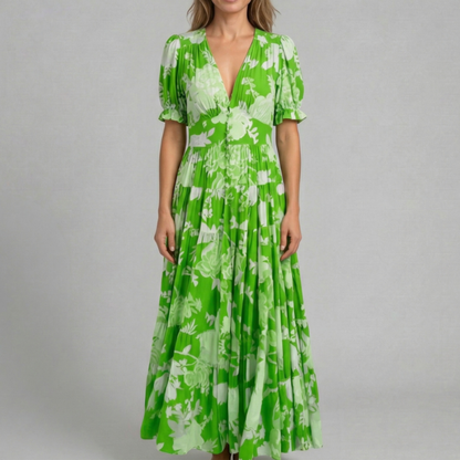 Valentina | Elegant blomstret kjole