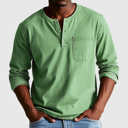 Harry | Vintage Henley-Longsleeve