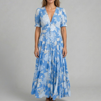 Valentina | Elegant blomstret kjole