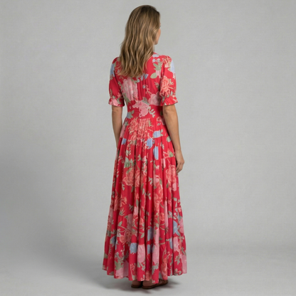 Valentina | Elegant blomstret kjole