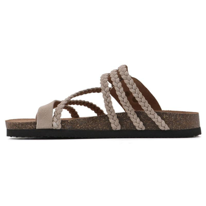 Margot | Flettede Kork Sandaler