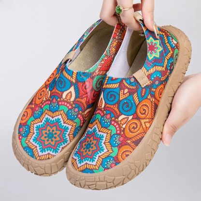 Stella | Kunsttrykte Slip-On Sneakers