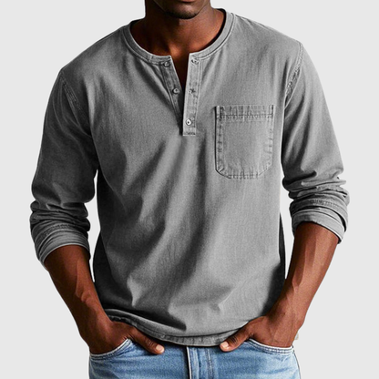 Harry | Vintage Henley-Longsleeve