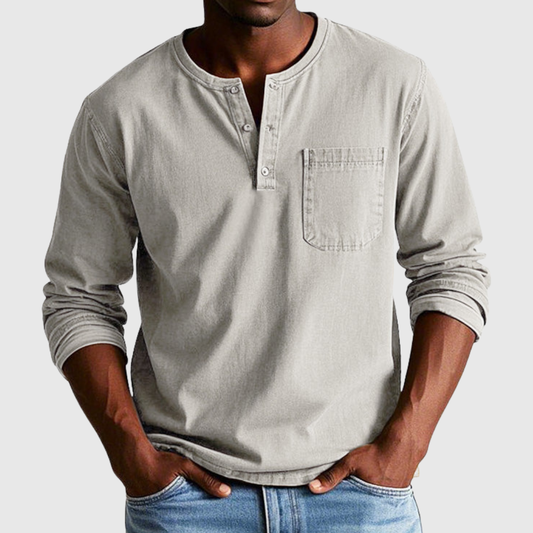 Harry | Vintage Henley-Longsleeve