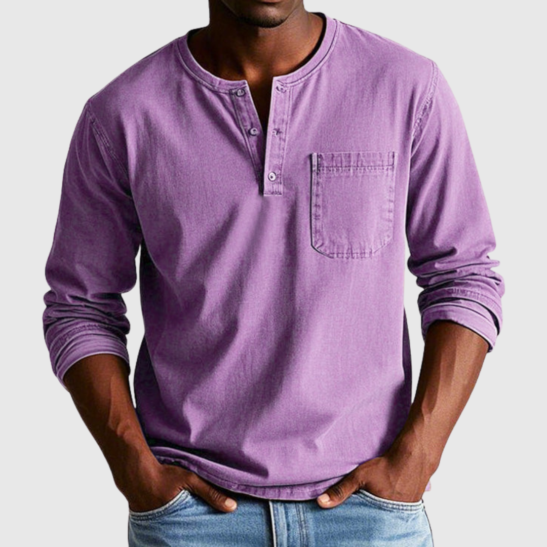 Harry | Vintage Henley-Longsleeve