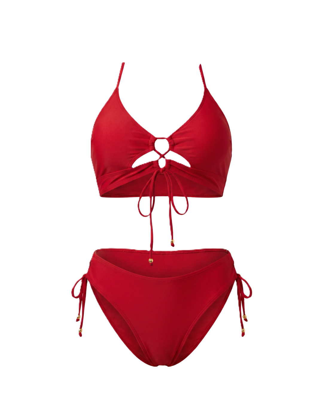 Valentina | To-Delt Bikini med Bindebånd