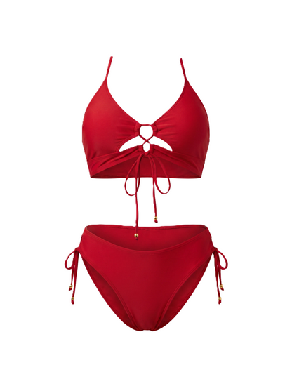 Valentina | To-Delt Bikini med Bindebånd