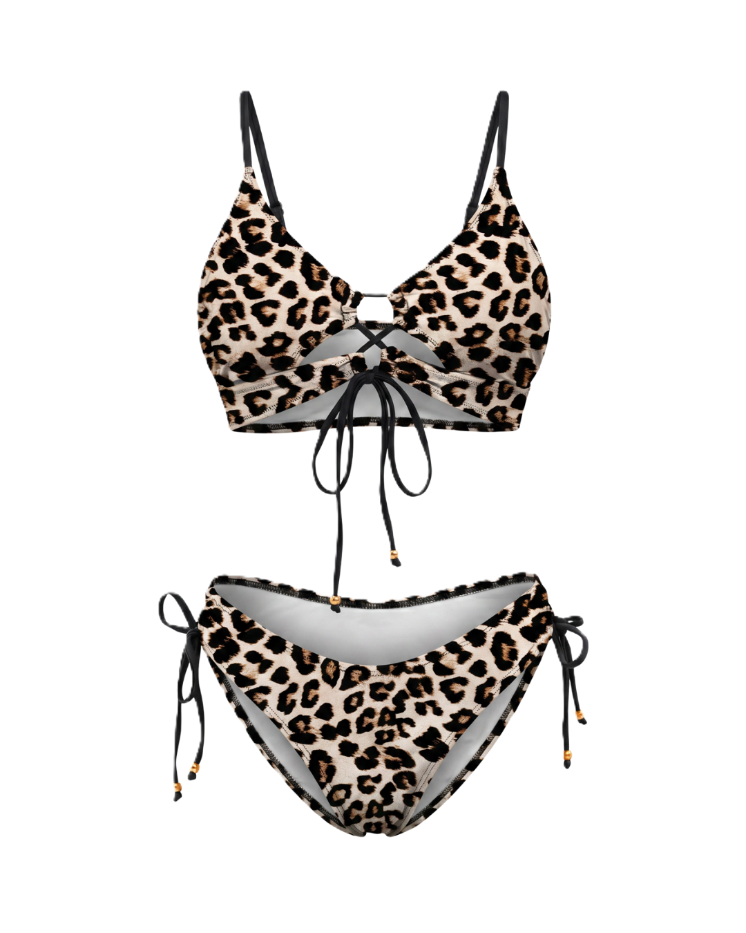 Valentina | To-Delt Bikini med Bindebånd