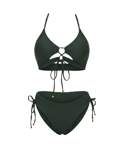 Valentina | To-Delt Bikini med Bindebånd
