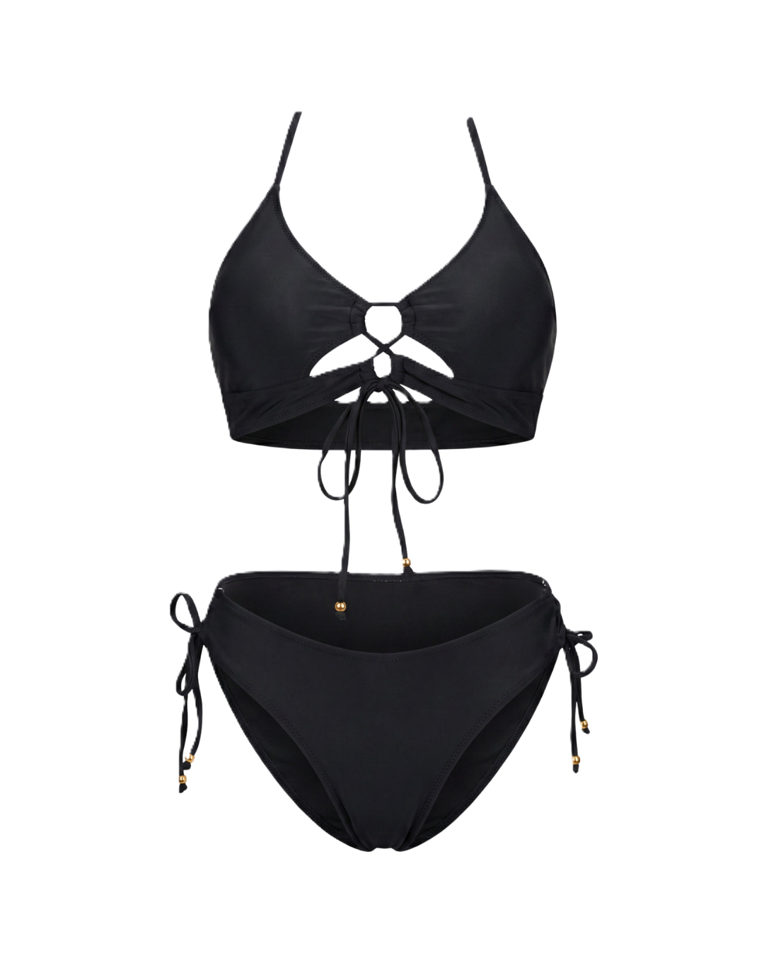 Valentina | To-Delt Bikini med Bindebånd