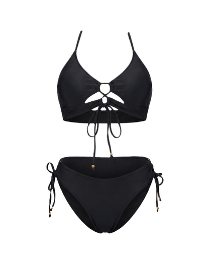 Valentina | To-Delt Bikini med Bindebånd