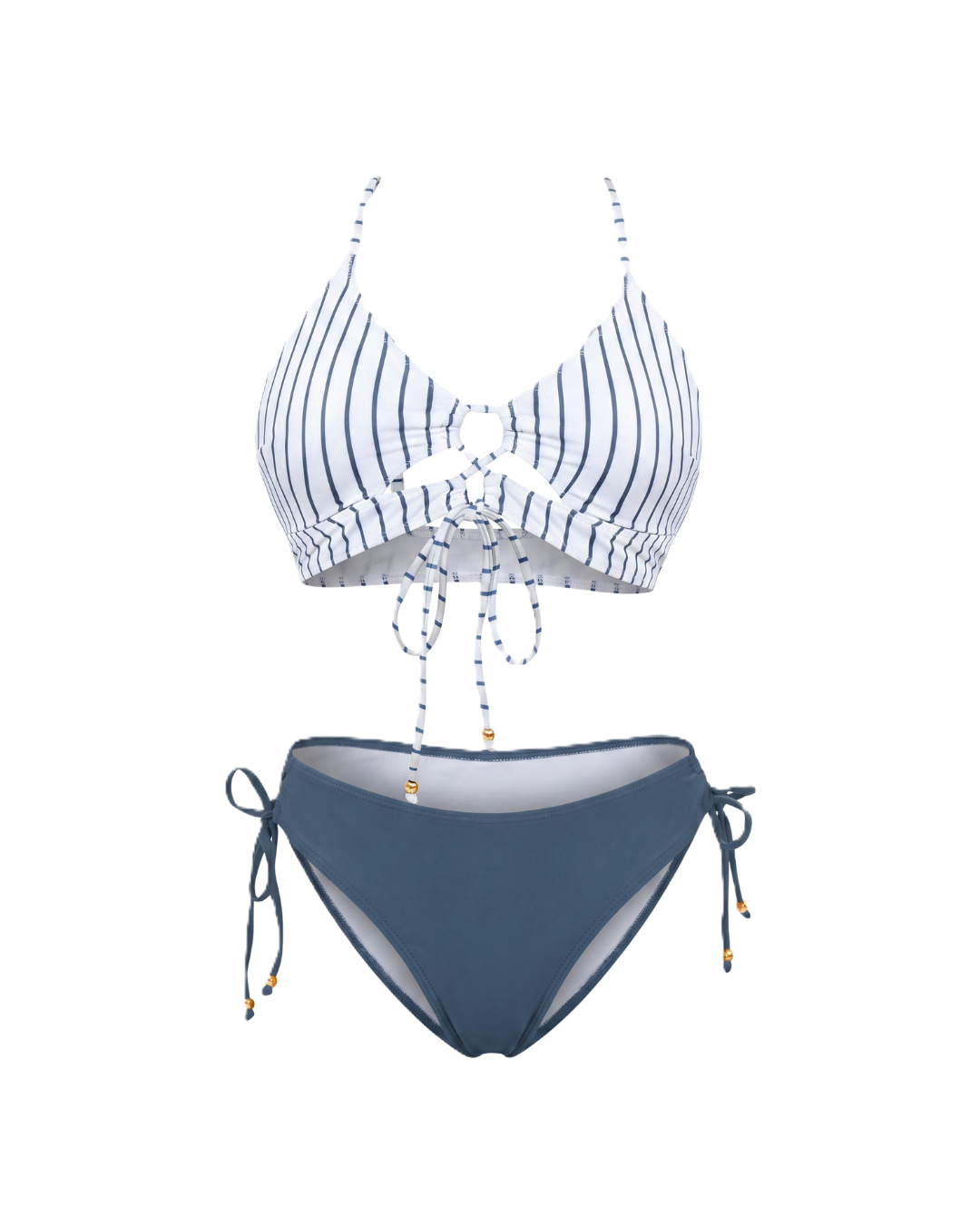 Valentina | To-Delt Bikini med Bindebånd