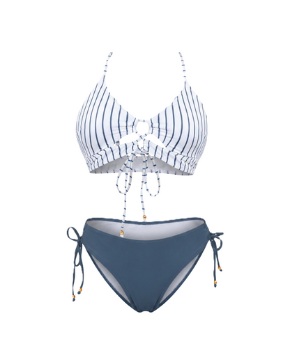 Valentina | To-Delt Bikini med Bindebånd