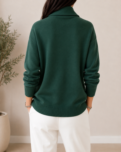 Victoria | Blød V-hals Sweater