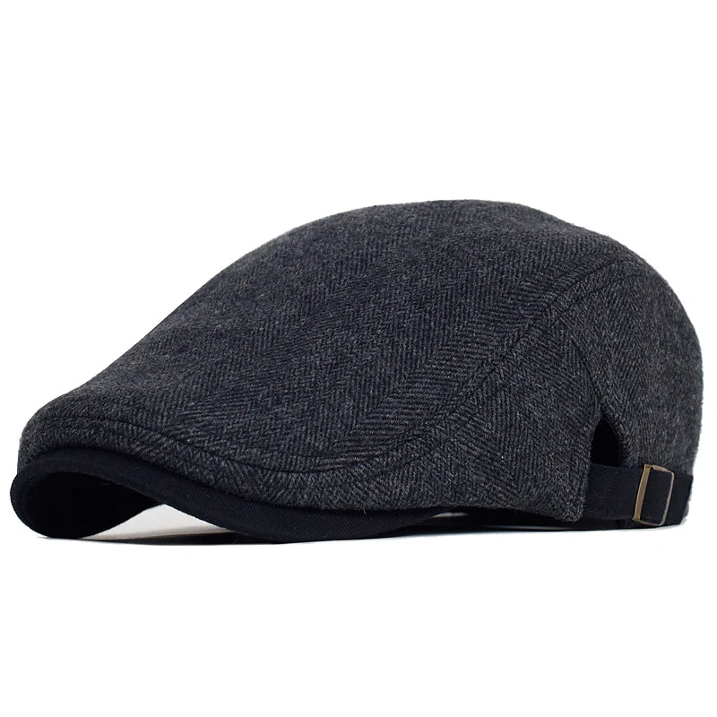 Westbury™ | Moderne Flat Cap med sildebensmønster til mænd