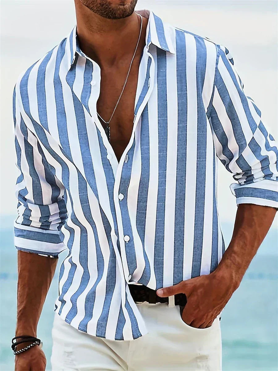 Marcel | Let Stribet Skjorte
