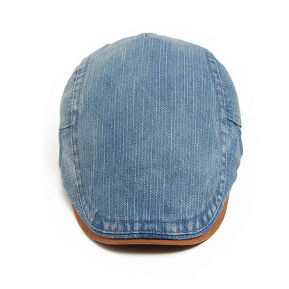 OLIVER™ | Klassisk Denim Flat Cap