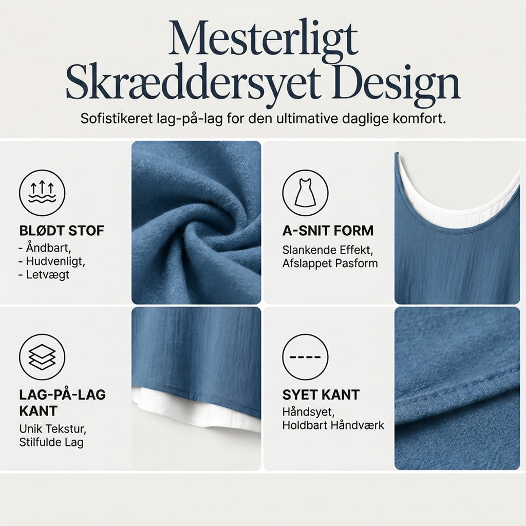 Amara | Løstsiddende Hør Kjole