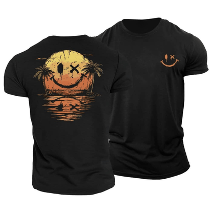 LUCA | Solnedgang smiley t-shirt