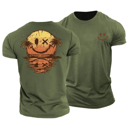LUCA | Solnedgang smiley t-shirt