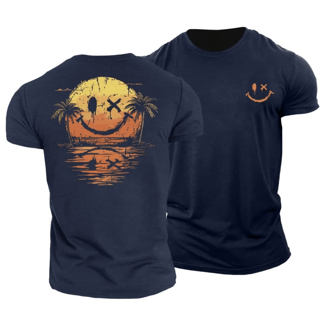 LUCA | Solnedgang smiley t-shirt