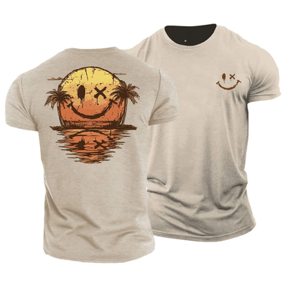 LUCA | Solnedgang smiley t-shirt