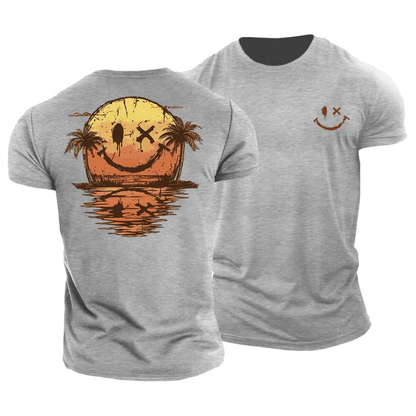 LUCA | Solnedgang smiley t-shirt