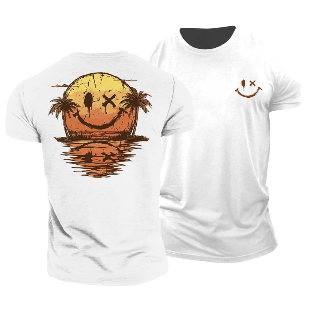 LUCA | Solnedgang smiley t-shirt